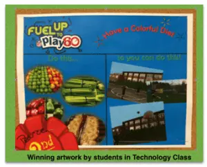 Fuel up to play 60 sign - School Wide Wellness