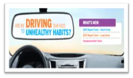 Driving to unhealthy habits sign