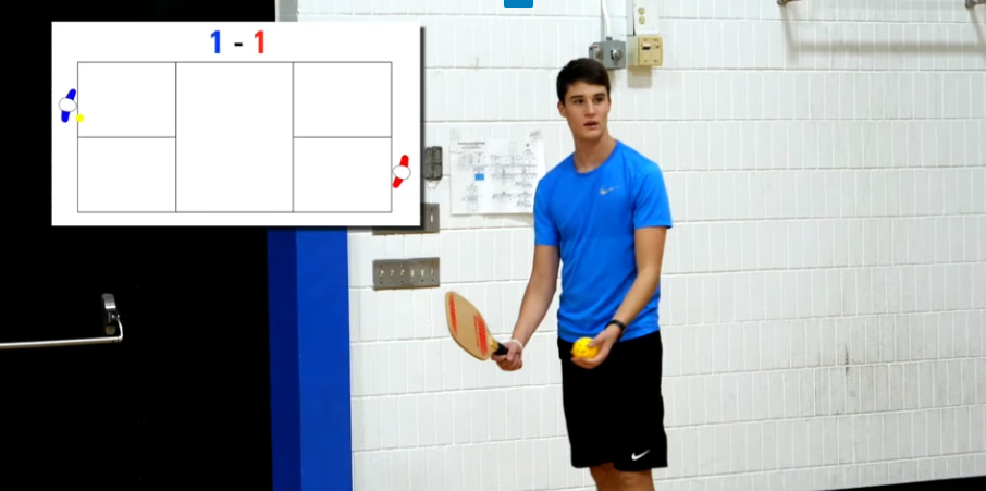 Pickleball serve