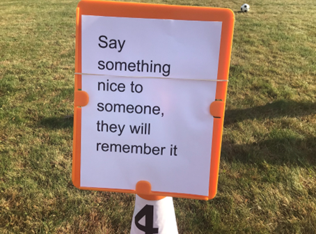 Say something nice to someone, they will remember it