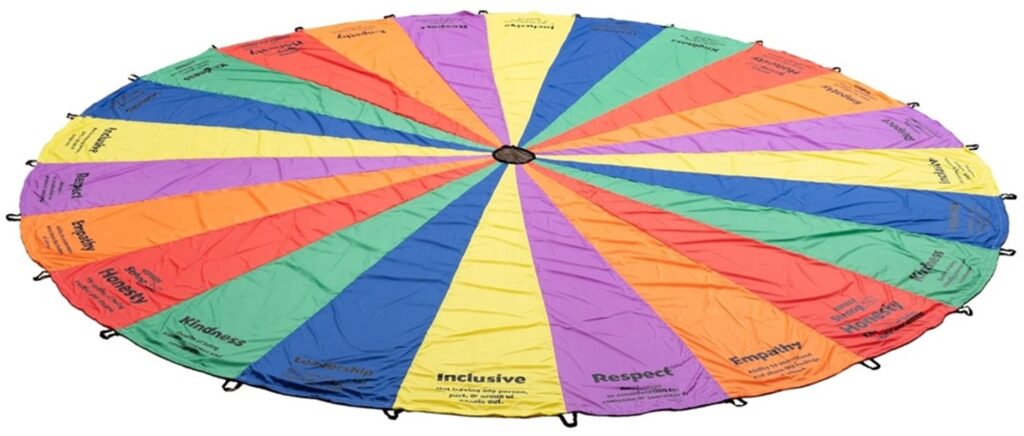 8 Ways to Help Build Character in PE with StrongSelf™ Equipment 3 StrongSelf Parachute