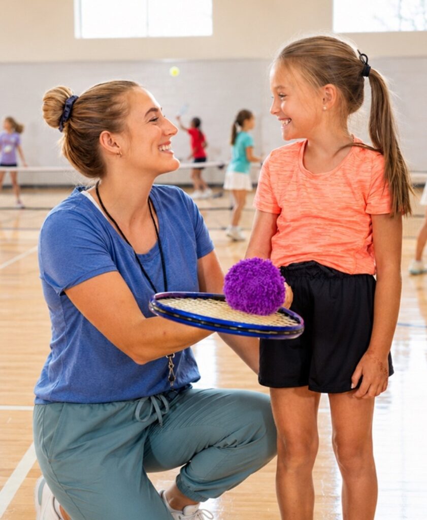 How to Justify Your PE Equipment Budget to Your Administrator 2 PE Teacher teaching a student.