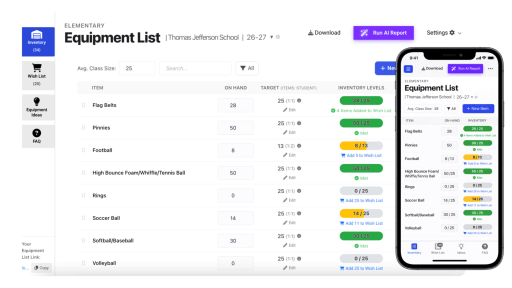 Do You Have What You're Supposed to Have? A Smarter Way to Build Your PE Equipment List 1 image
